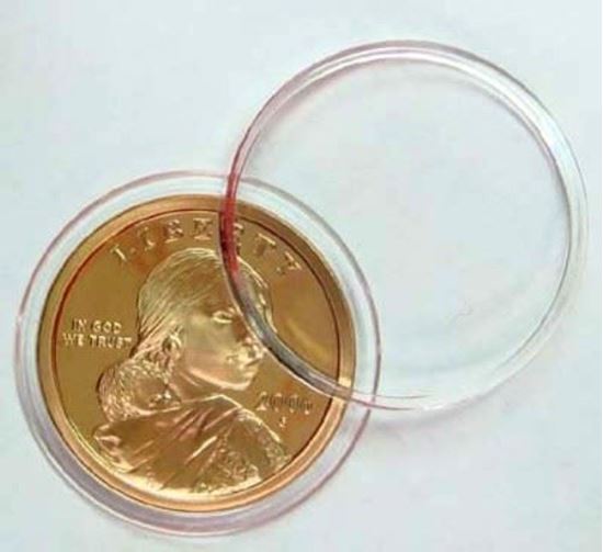Air-Tite H27 Direct Fit Coin Capsules For 1/2 Oz Gold Eagle (5-Pack) – Clear Acrylic