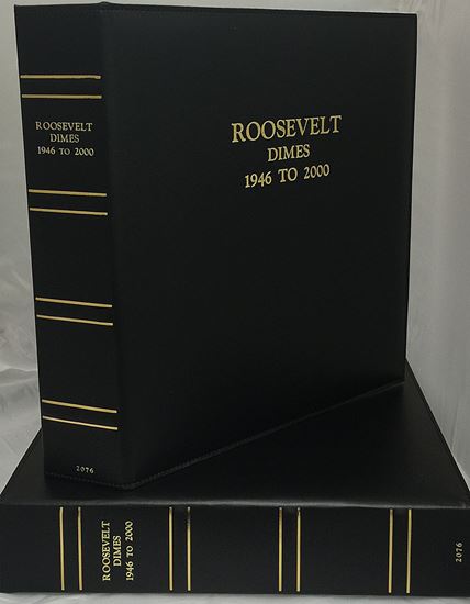 Picture of Roosevelt Dimes With Proofs 1946-2000 - Album #2076